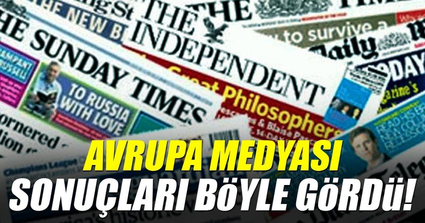 Avrupa basını yine Cumhurbaşkanı Erdoğan'ı hedef aldı