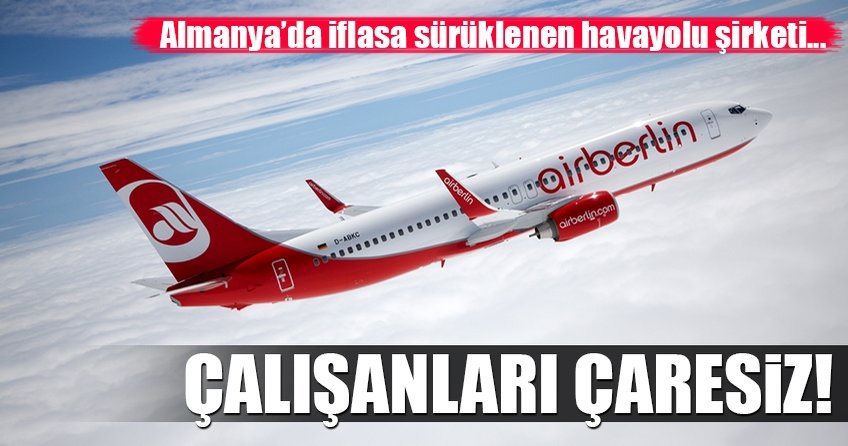 Air Berlin çalışanları çaresiz