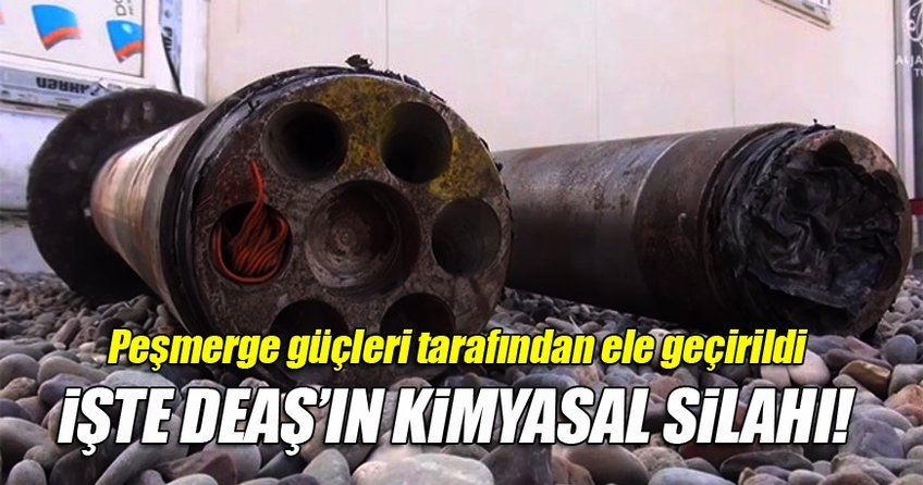 DEAŞ'in kimyasal silahı fotoğraflandı