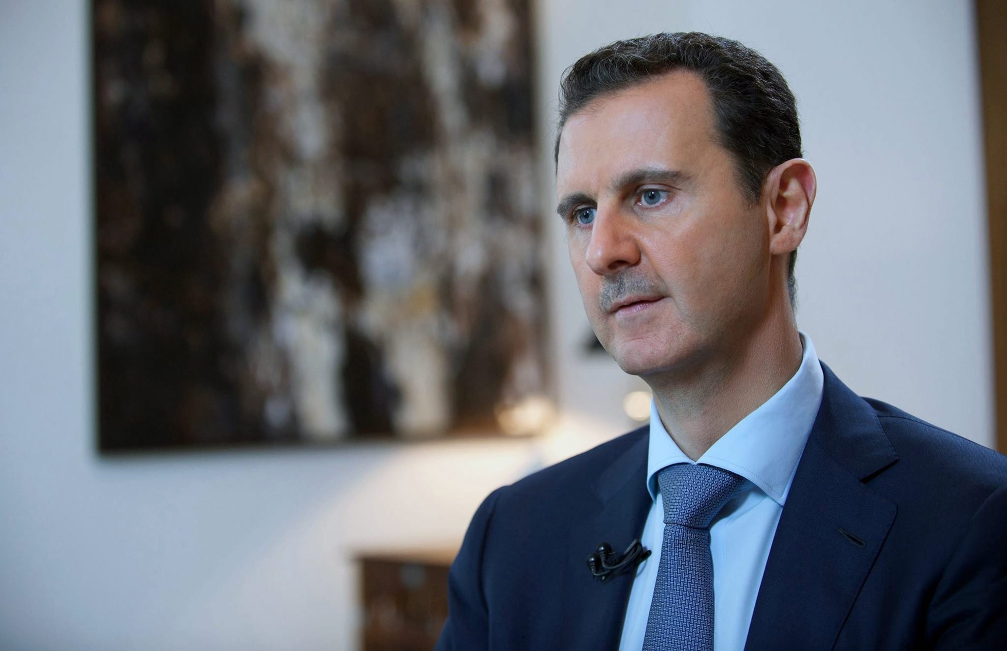 In this Sunday, Oct. 4, 2015 file photo released by the Syrian official news agency SANA, shows Bashar Assad, speaking during an interview with the Iran's Khabar TV, in Damascus, Syria. (AP Photo)