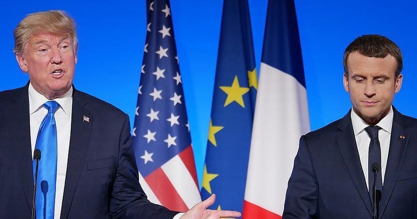 Trump ile Macron Türkiye ile iş birliğini konuştu