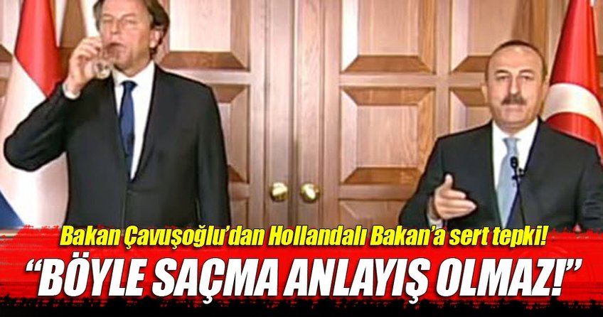Dışişleri Bakanı Mevlüt Çavuşoğlu'ndan sert çıkış