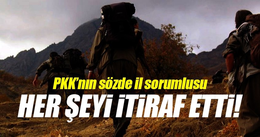 PKK'nın sözde il sorumlusu hain itiraf etti