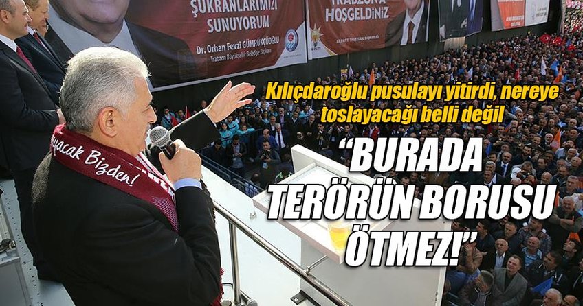 Başbakan Yıldırım Trabzon'da konuştu