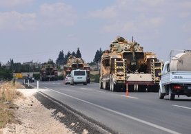 Sınıra doğru askeri sevkiyat!