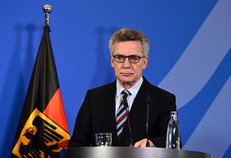 German Interior Minister Thomas de Maiziere addresses a press conference in Berlin on December 23, 2016. (AFP Photo)