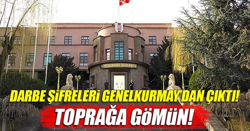 Şifreli darbe planı!