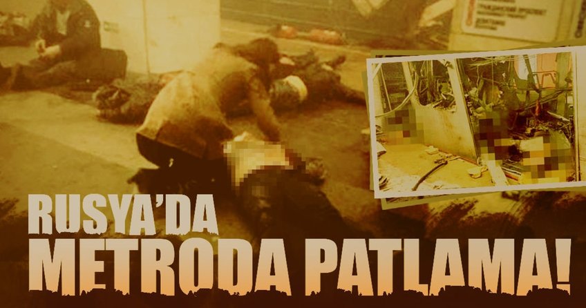 Rusya’da metroda patlama! 9 ölü!