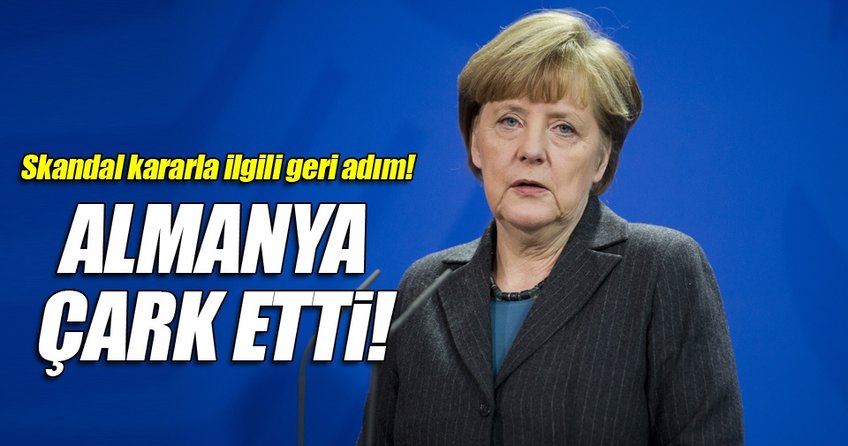 Almanya'dan geri adım!