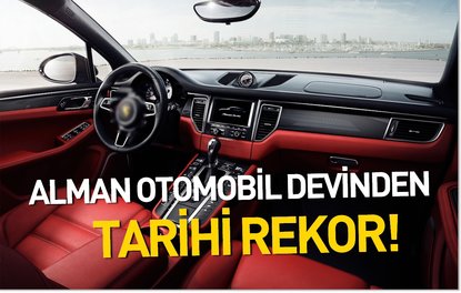 Porscheden tarihi rekor!