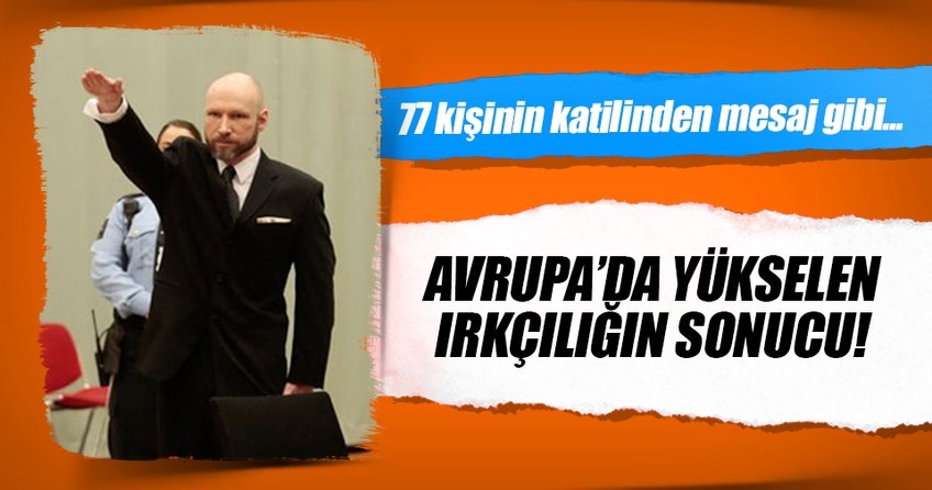 Breivik duruşma salonuna Nazi selamı vererek girdi