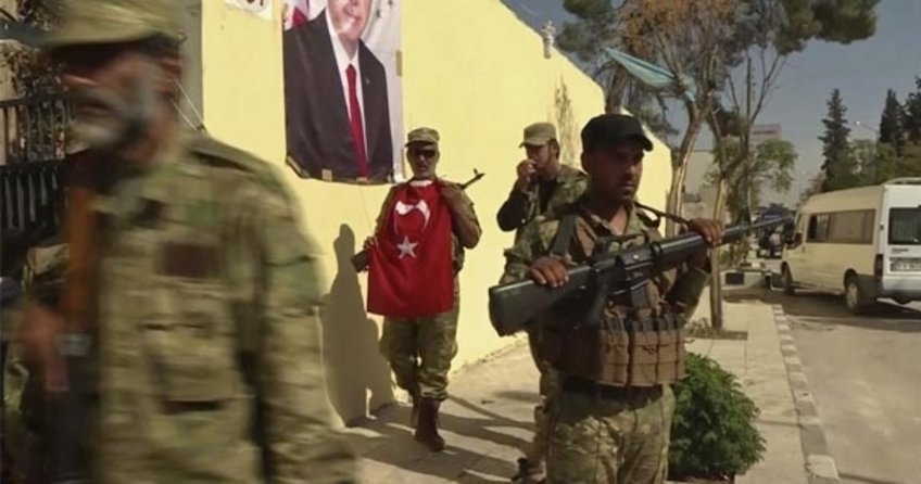 Dabık'ta sokaklara Erdoğan posterleri asıldı