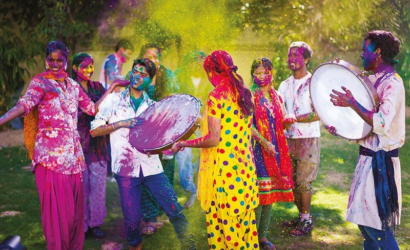 Dunyanin En Renki Festivali Holi Festivali Samdan
