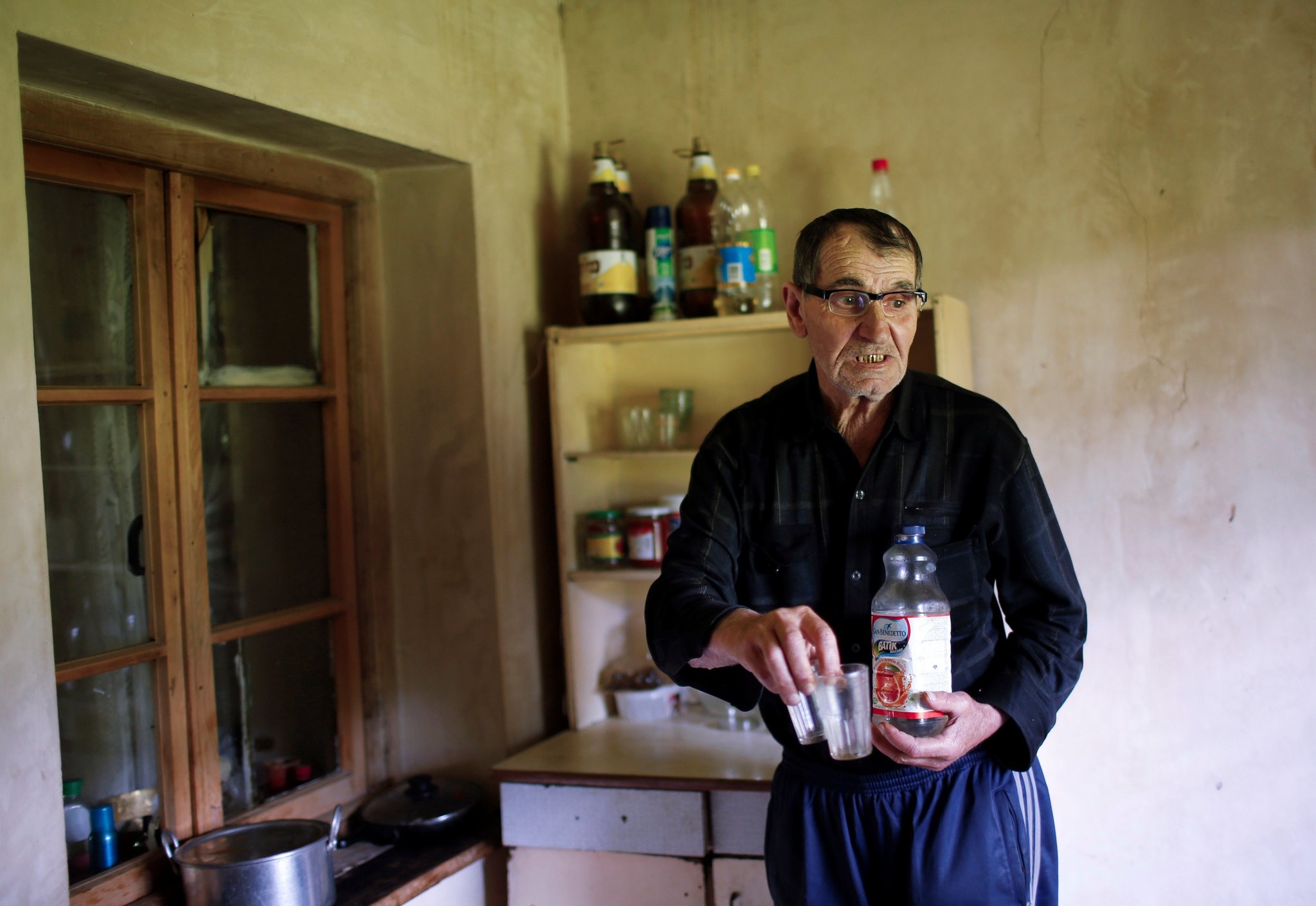 Temur Batirashvili, father of Tarkhan Batirashvili, speaks during an interview at his home in the village of Birkiani in the Pankisi Gorge, Georgia, May 19, 2016. (REUTERS Photo)