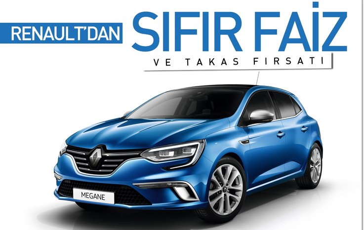 RENAULT’DAN SIFIR FAİZ VE TAKAS FIRSATI
