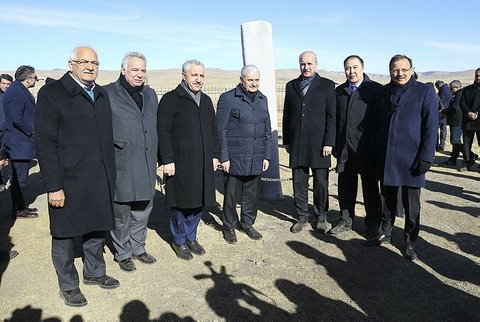 turkish-premier-visits-orkhon-inscriptio