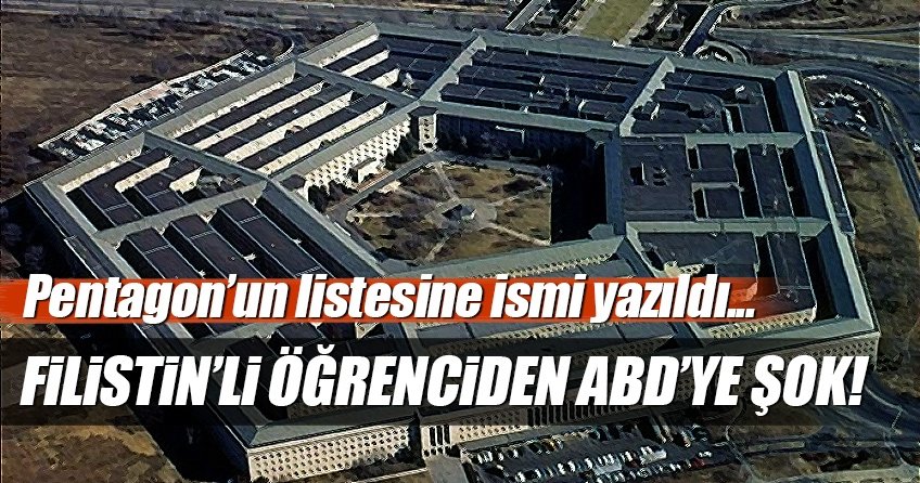 Filistin’li öğrenciden ABD’ye şok!
