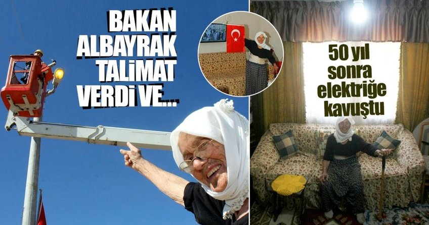 Bakan talimat verdi 50 yıl sonra evi aydınlandı