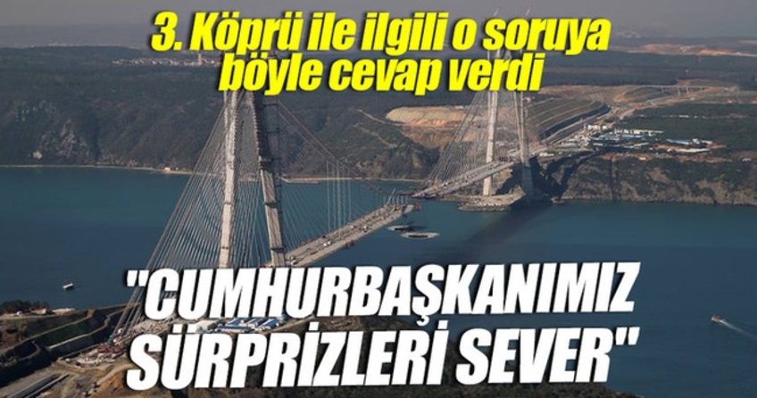 ''Cumhurbaşkanımız sürprizleri sever''