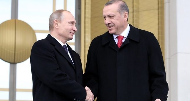 Putin says grateful to Erdoğan for Turkish Stream agreement