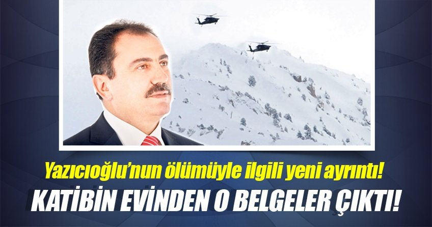 Muhsin Yazıcıoğlu belgesi evinden çıktı