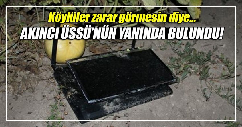 Akıncı Üssü yakınında tarlada bulundu