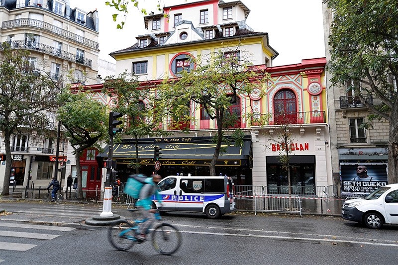 A view shows the Bataclan concert hall with its new facade almost one year after a series of attacks at several sites in Paris, France, November 8, 2016. Picture taken November 8, 2016. (Reuters Photo)