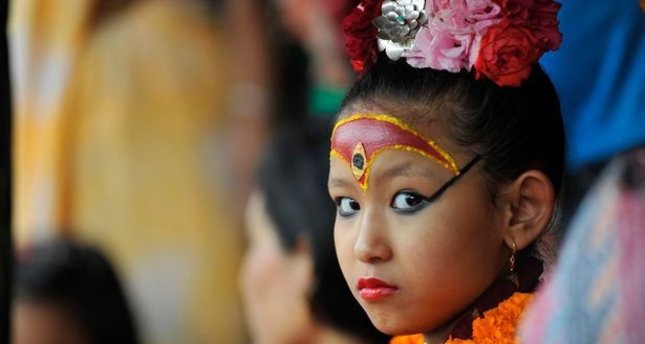Nepal’in son kutsal kızı, yaşayan tanrıçası