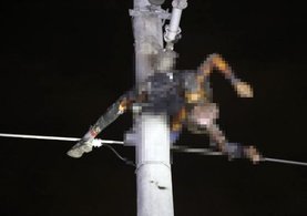İzmit'te YHT hattının elektrik kablosunu çalarken akıma kapılıp öldü