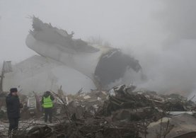 747 tipi Türk kargo uçağı Bişkek'te düştü!