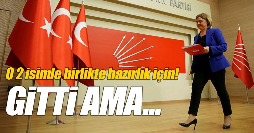Gitti ama 2 isimle birlikte hazırlık için!