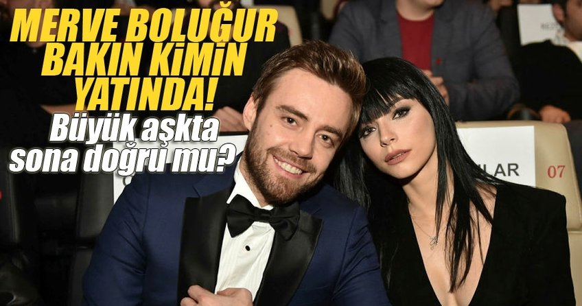 Merve Boluğur Serdar Bilgili'nin yatında