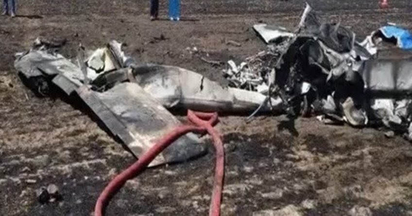 Tekirdağ'da uçak düştü!