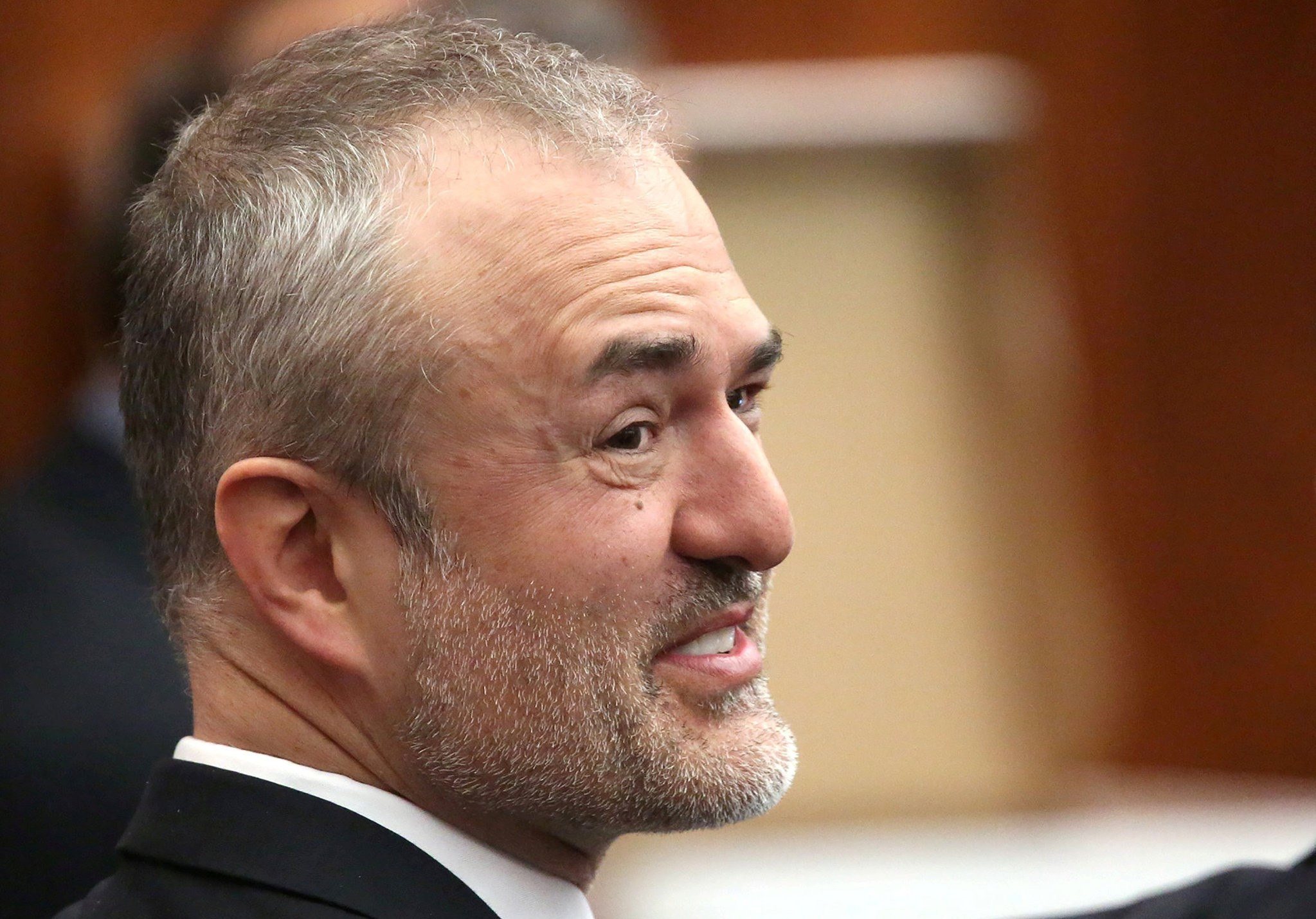 Nick Denton, founder of Gawker, talks with his legal team before Terry Bollea, also known as Hulk Hogan, testifies in court, in United States, March 8, 2016. (REUTERS Photo)