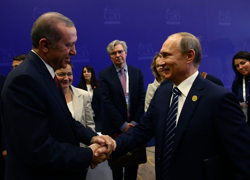 Once two close friends, President Erdou011fan (L) and Russian President Putin, seek to return to friendlier times, as they are expected to meet twice in August.