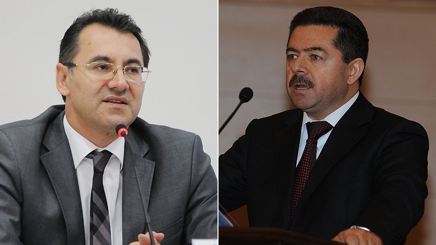 Members of Constitutional Court Alparslan Altan (L) and Erdal Tercan (R) 