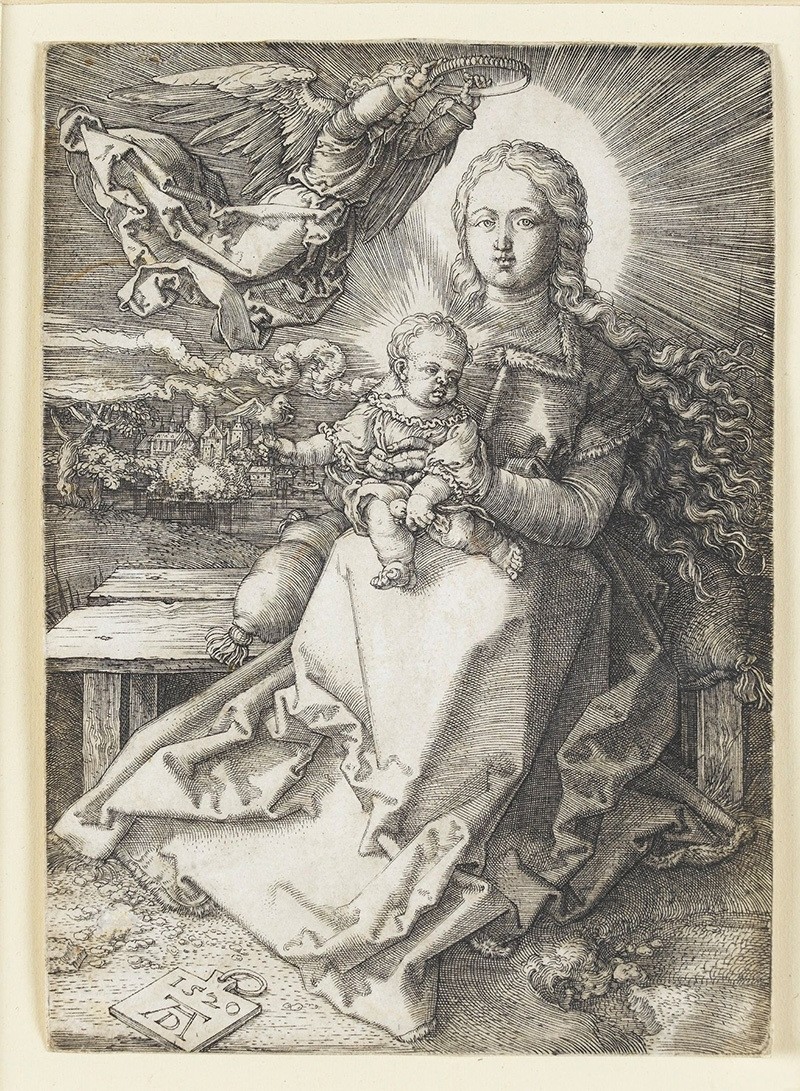 16th century engraving by German painter Duerer found in French flea