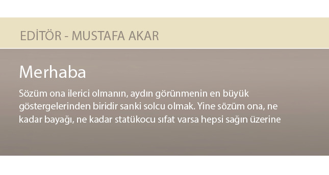 Ocak 2018 | Editör Yazısı
