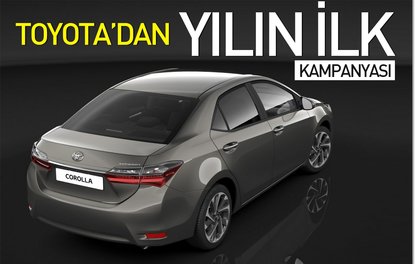 Toyotadan yeni yılın ilk kampanyası