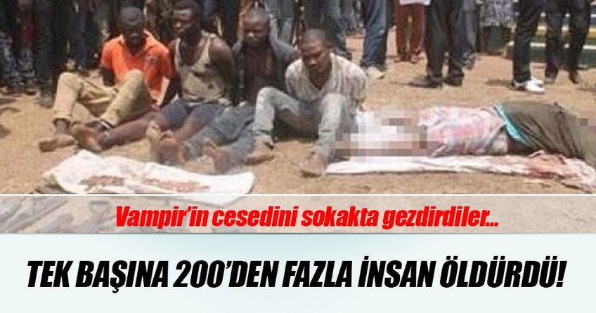 Vampirin cesedini sokaklarda gezdirdiler!