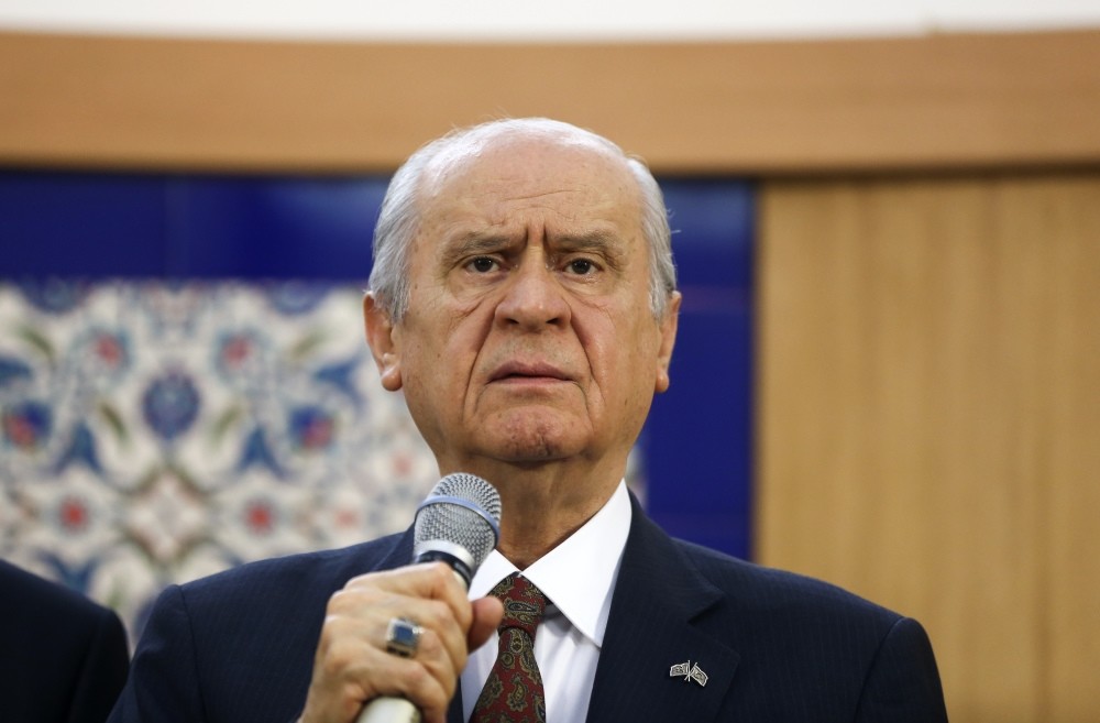 MHP Chairman Bahu00e7eli (AA Photo)