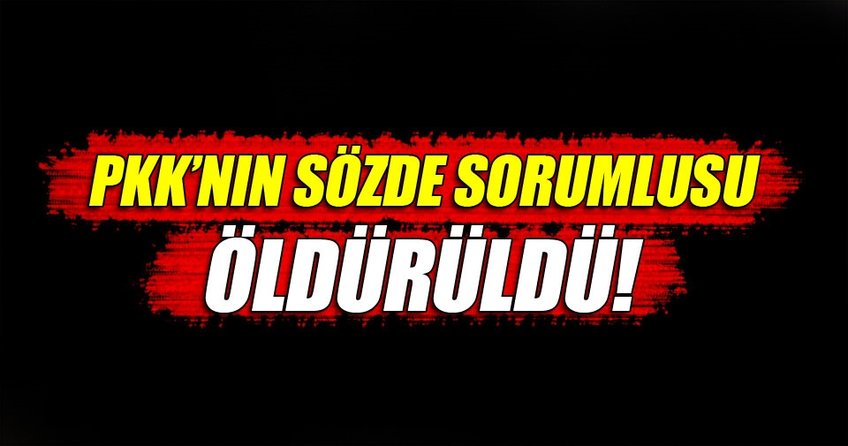 PKK'nın sözde yöneticisi etkisiz hale getirildi