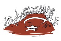 Drawing by Necmettin Asma - twitter.com/necmettinasma