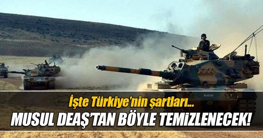 DEAŞ, Musul'dan böyle temizlenecek!