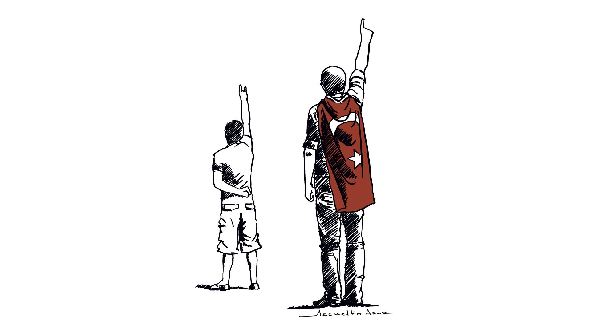 Illustration by Necmettin Asma - twitter.com/necmettinasma