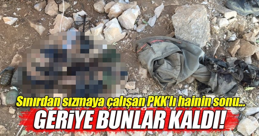 Askeri birliğe sızmaya çalışan terörist öldürüldü