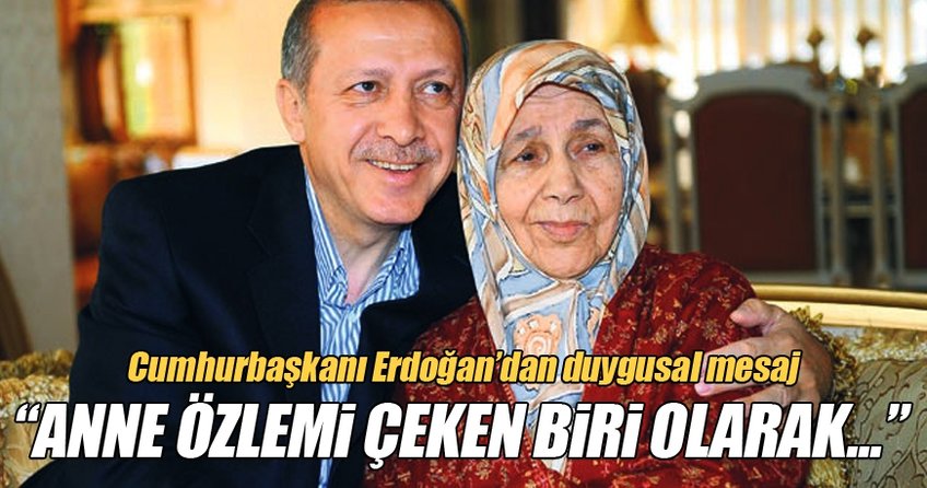 Cumhurbaşkanı Erdoğan'dan çok anlamlı mesaj