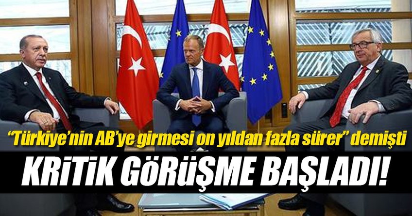 Brüksel'de kritik görüşme için start verildi