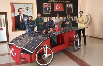 Güneş enerjisiyle çalışan otomobil yaptılar