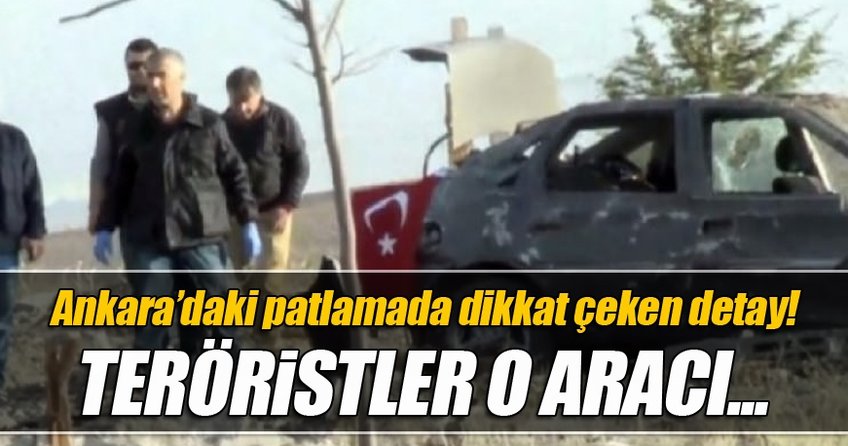 Ankara'daki patlamada dikkat çeken ayrıntı